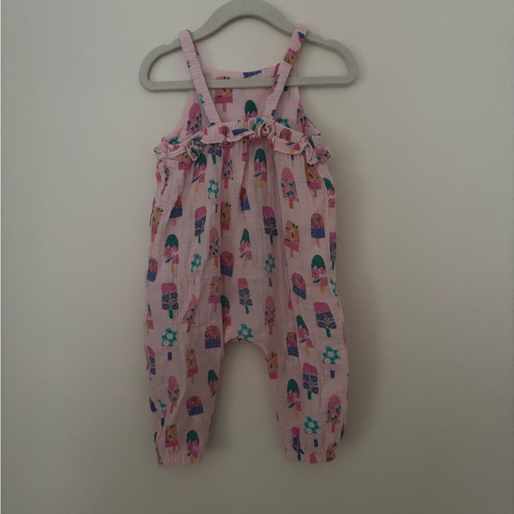 Angel Dear Pink Popsicle & Floral Romper - Picture 3 of 4